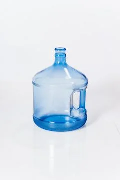 Reusable standard five-halons plastic water bottle for cooler Stock Photos