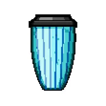 Reusable thermo mug preserving environment concept Stock Illustration
