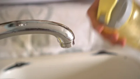 Reusable water bottle. Zero Waste Lifestyle Stock Footage 127211485
