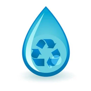 Reusable Water Illustrazione stock