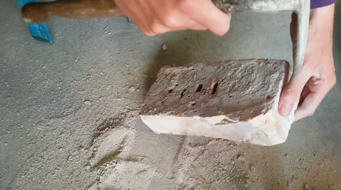 Reuse of bricks Stock Footage 67983298