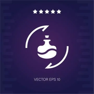 Reuse lotion vector icon Stock Illustration