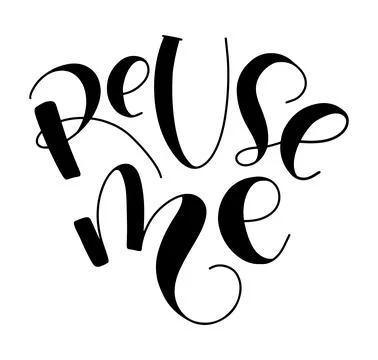 Reuse me. Zero waste vector stamp, black lettering Stock Illustration
