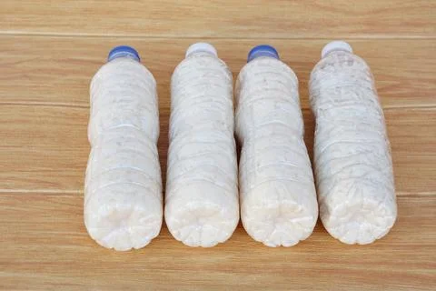 Reuse plastic bottle. Zero waste. Thai wisdom of food preservation.  DIY. Stock Photos