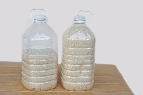 Reuse plastic bottle. Zero waste. Foto stock