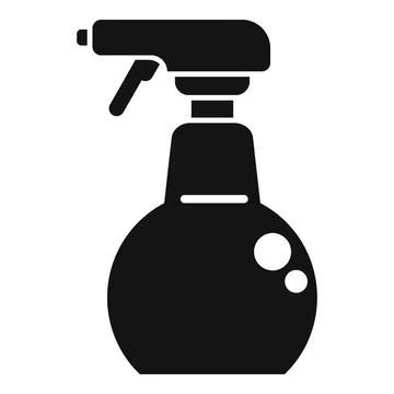 Reuse spray bottle icon simple vector. Hand wash atomizer Stock Illustration