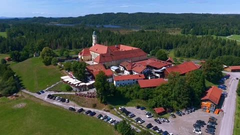 Reutberg Monastery, Sachsenkam Stock Footage 345080204