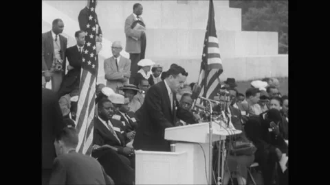 Rev. Robert Weston Speech Excerpt At The Prayer Pilgrimage For Freedom March Stock Footage 140544733