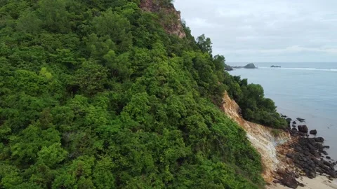 REVAL OF COASTLINE Stock Footage 221304038