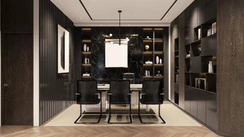Revamp Your Office Space Creative Interior Design Ideas Illustrazione stock