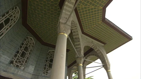 Revan Kiosk's pillars Stock Footage 42968618