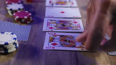 Reveal the cards Stock Footage 160914237