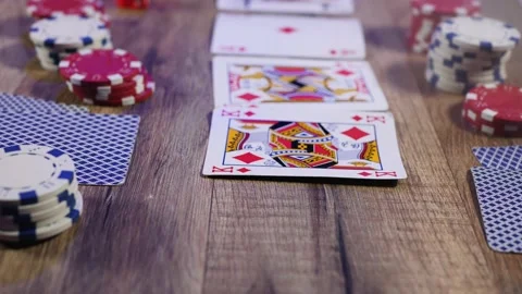 Reveal the cards Stock Footage 160914309