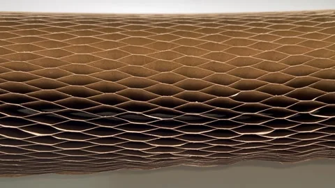 Reveal core cell made of paper Video stock 305314697