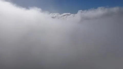 Reveal from inside the clouds Stock Footage 317687164