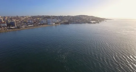 Reveal of Lisbon Stock Footage 91222094