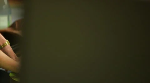 Reveal Student Standing and Using a Laptop Stock Footage 61636446