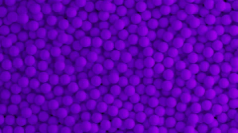 Reveal your logo or text. Violet glossy futuristic balls shapes background Stock Footage 146477815