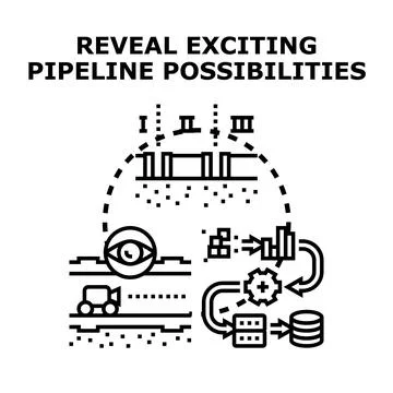 Revealing exciting data pipeline possibilities and development 库存插图