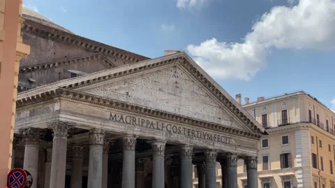 Revealing the Pantheon Stock Footage 159550349