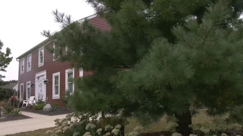 Revealing Red House Stock-Footage 100899343