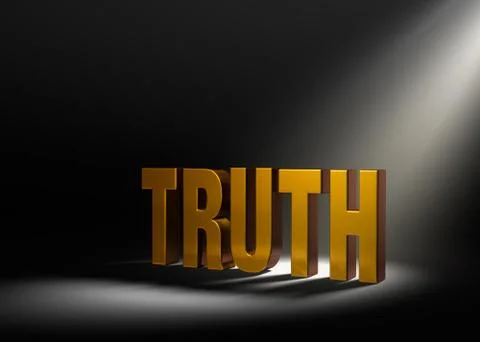 Revealing truth Illustrazione stock