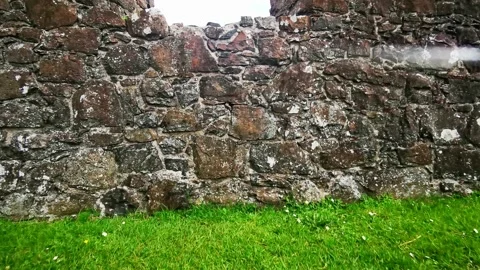 Revealing window castle ruins Video stock 200772909