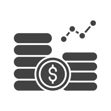 Revenue Icon Image. Illustrazione stock