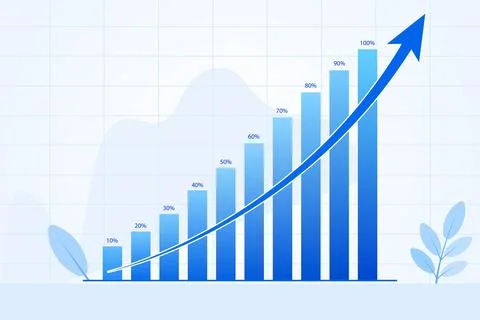 Revenue Increase Illustrazione stock