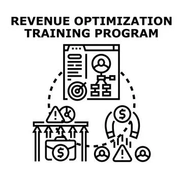 Revenue optimization training program planning strategy Illustration