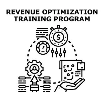 Revenue optimization training program strategy development 库存插图