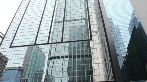 Revenue Tower and Wanchai Tower, Hong Kong Stock Footage 59552362