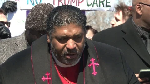 Reverend William Barber  Stock Footage 73961595