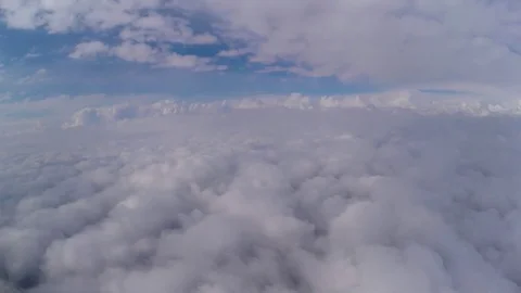 The reversal between layers of clouds Stock Footage 72536021