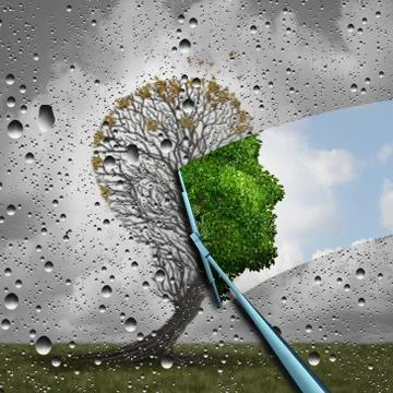 Reverse Aging Process Illustrazione stock