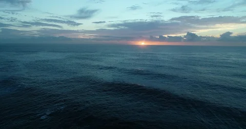Reverse ascent at dawn Stock Footage 104271551