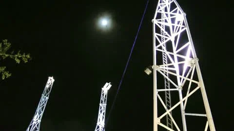 Reverse bungee Stock Footage 10849222