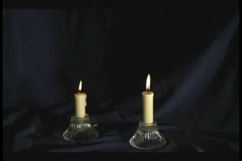 Reverse Candle Burn Stock Footage 8600902