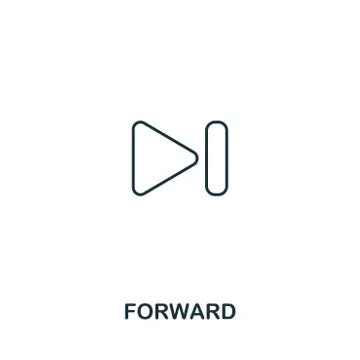 Reverse creative icon. Simple element illustration. Reverse concept symbol Stock-Illustration