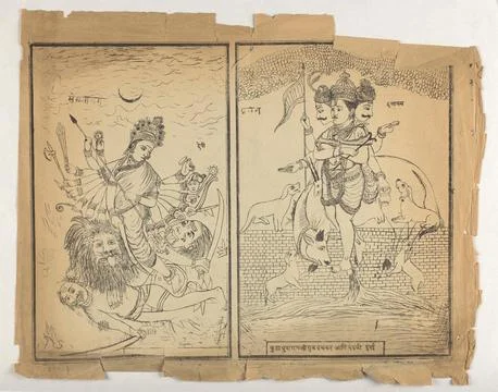 Reverse of: A drunken man beating his wife while the children try to stop h.. Stock Illustration