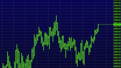Reverse financial, failure, economic crisis. Stock chart fall. Big short Stock Footage 83651359