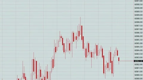 Reverse financial, failure, economic crisis. Stock chart fall. Big short Stock Footage 83651364