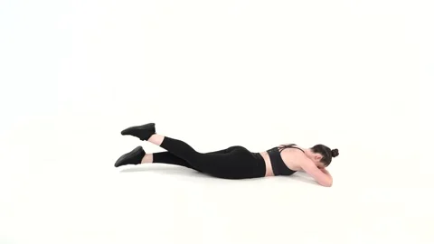 Reverse flutter kick Stock Footage 166293349