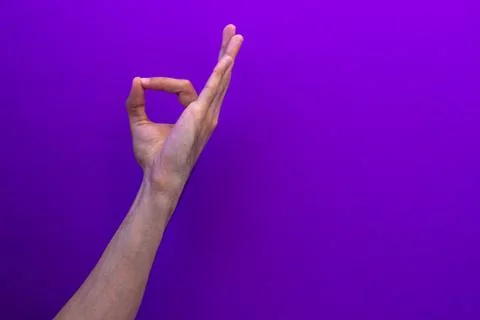 Reverse Gesture okay, everything will be fine Stock Photos