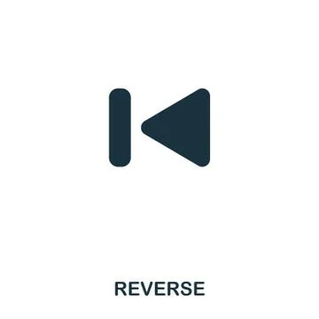 Reverse icon. Line style icon design. UI. Illustration of reverse icon Stock Illustration