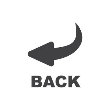 Reverse icon vector. Flip over or turn arrow. Reverse sign Stock Illustration