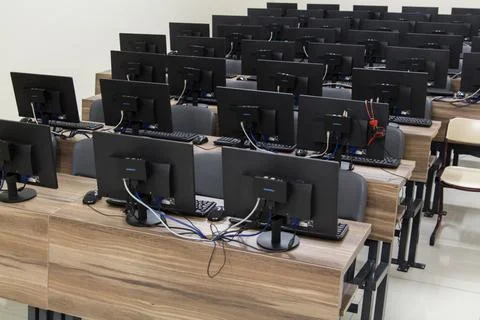 Reverse Image of Computers Stock Photos