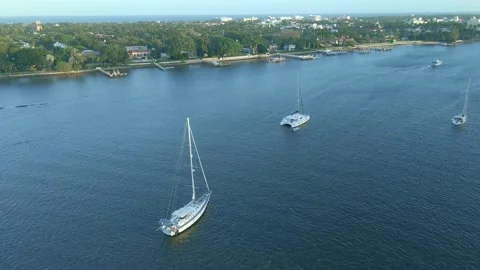 Reverse Intracostal Reveal Stock Footage 146817426