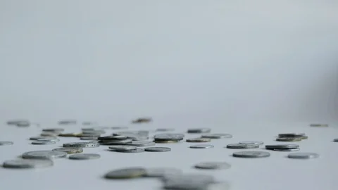 Reverse Money Drop Stock Footage 127296041