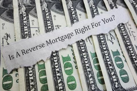 Reverse mortgage question Stock Photos